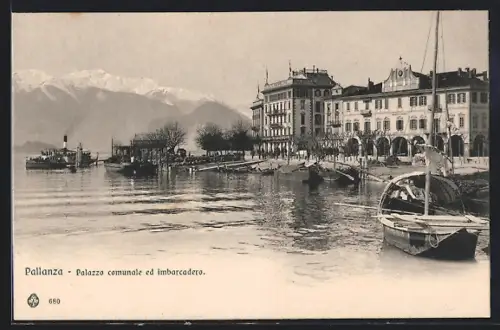 AK Pallanza, Palazzo comunale ed imbarcadero