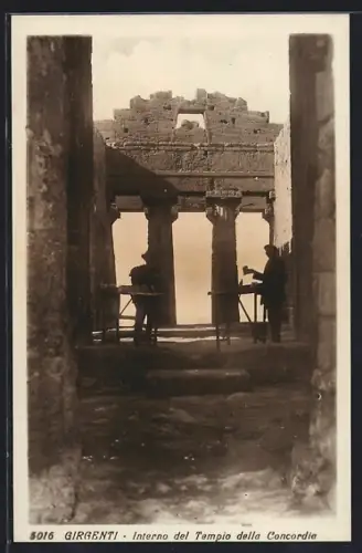 AK Girgenti, Interno del Tempio della Concordia