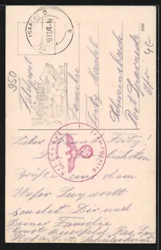 AK Hof i. B., Rathaus, Michaeliskirche