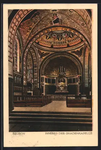 AK Beuron, Inneres der Gnadenkapelle