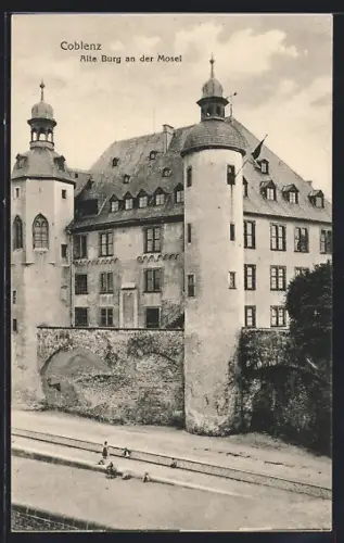 AK Coblenz, Alte Burg an der Mosel