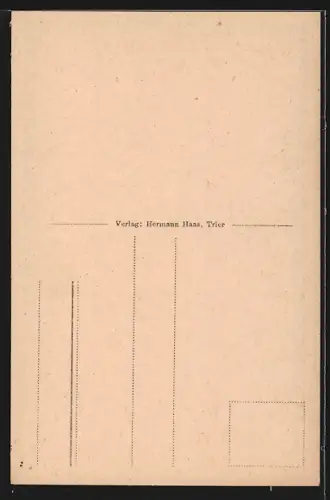 AK Trier, Sternstrasse mit Dom