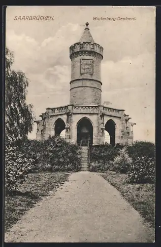 AK Saarbrücken, Winterberg-Denkmal