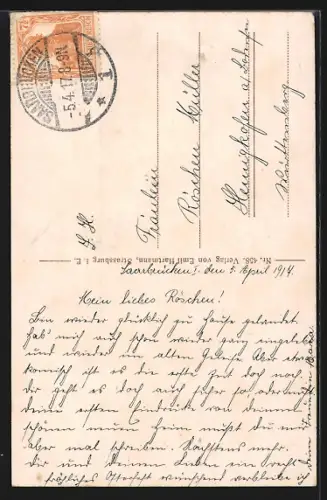 AK Saarbrücken, Winterberg-Denkmal