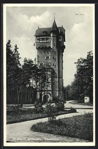 AK Grafenwöhr, Tr. Ueb. Pl., Wasserturm