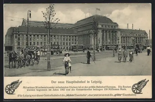 AK Leipzig, Der neue Hauptbahnhof