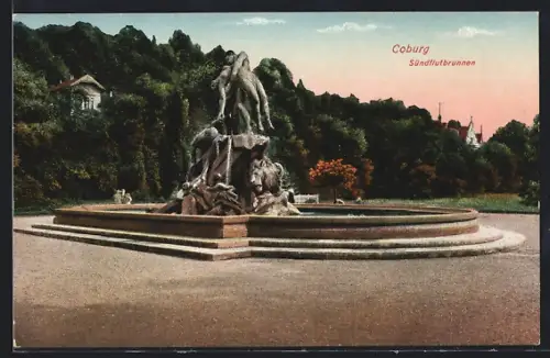 AK Coburg, Sündflutbrunnen