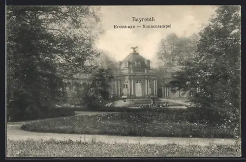 AK Bayreuth, Eremitage, Sonnentempel