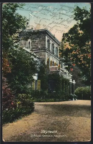 AK Bayreuth, Schloss Fantasie, Hauptseite