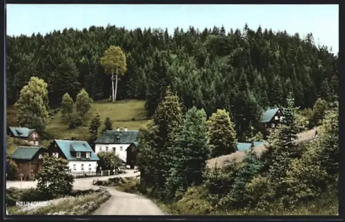 AK Dürrenwaid im Frankenwald, Neumühle, Waldlandschaft