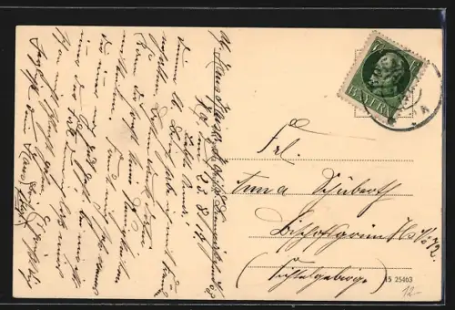 AK Hof a. d. S., Bismarcksee