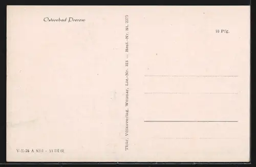 AK Prerow, Reetgedeckte Häuser