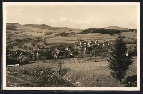 AK Gersfeld /Rhön, Blick auf Eierhauck und Dammersfeld