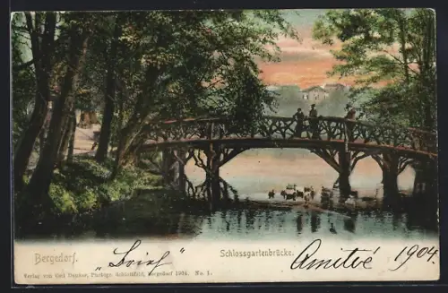 AK Hamburg-Bergedorf, Schlossgartenbrücke
