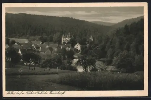 AK Wolfersdorf / Thür., Schloss Fröhliche Wiederkunft