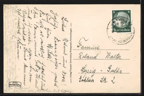 AK Henkenhagen, Strand mit hoher Düne