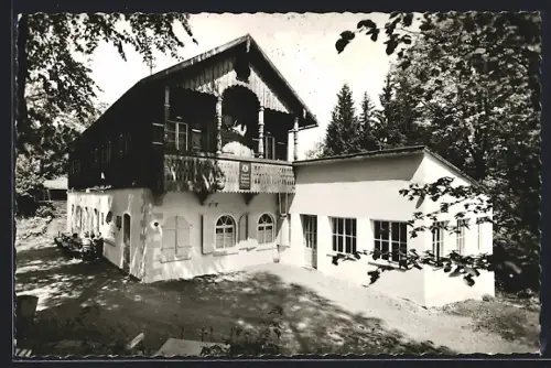 AK Stammbach /Ofr., Unterkunftshaus auf dem Weissenstein