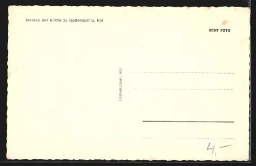 AK Gattendorf, Inneres der Kirche