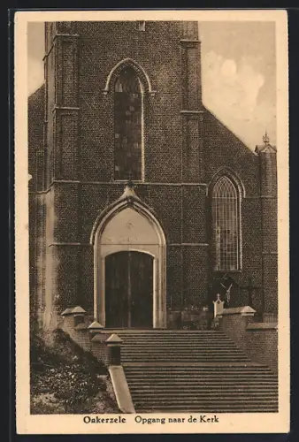 AK Onkerzele, Opgang naar de Kerk