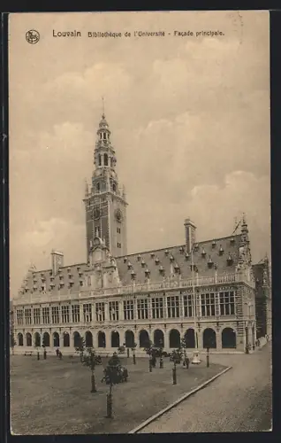 AK Louvain, Bibliothèque de l`Université, Facade principale