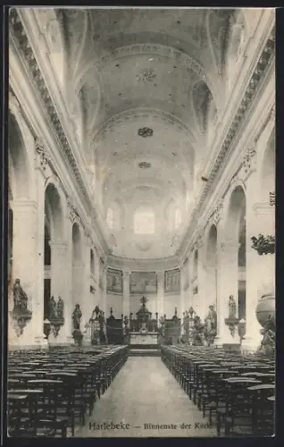 AK Harlebeke, Binnenste der Kerk