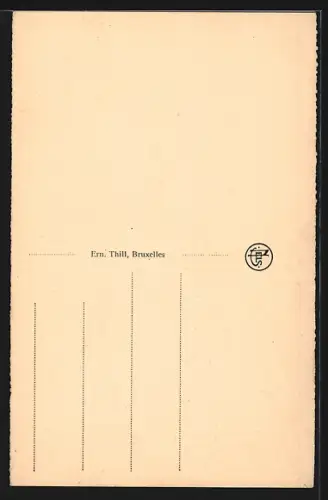 AK Ypres, Place du Musée dt Conciergerie