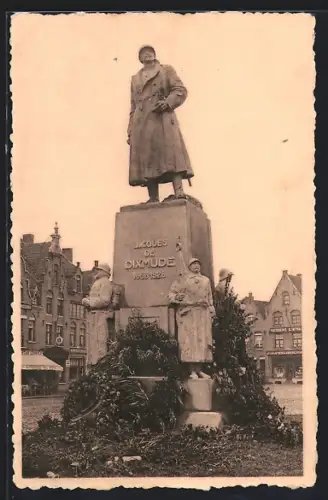 AK Dixmude, Monument du Général Jacques de Dixmude