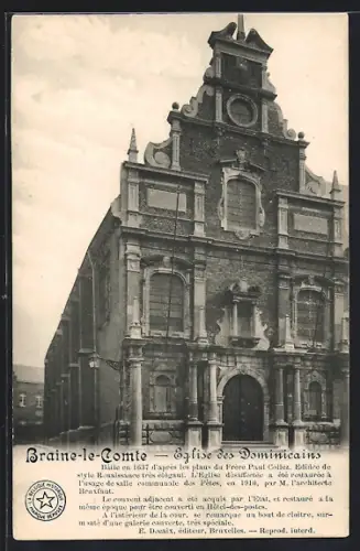AK Braine-le-Comte, Eglise des Dominicains