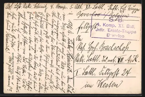 AK Camp de Beverloo, Hopital militaire