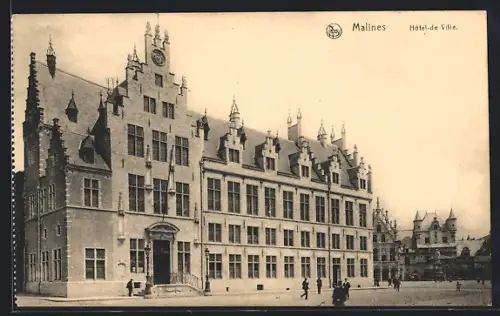 AK Malines, Hotel-de-Ville