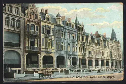 AK Middelkerke, Villas sur la digue