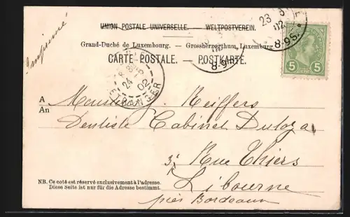 AK Luxembourg, Trierer Thor auf der Rham