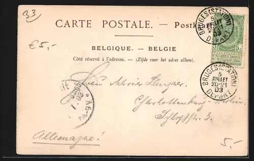 AK Bruges, Le Quai Vert