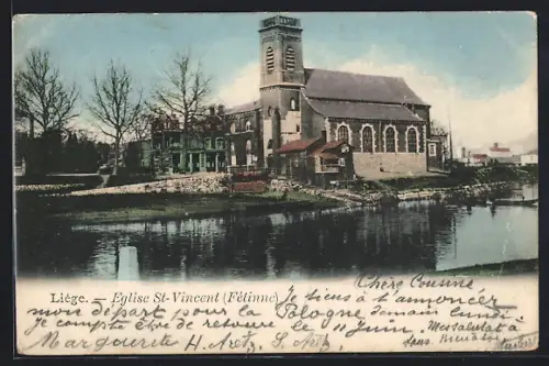 AK Liége, Eglise St-Vincent (Fétinne)