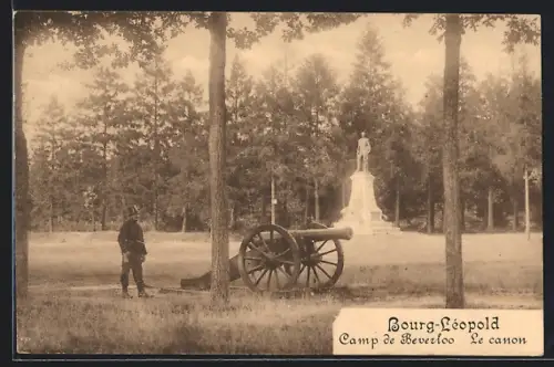 AK Bourg-Léopold, Camp de Beverloo, Le canon