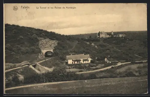 AK Falaen, Le Tunnel et les Ruines de Montaigle