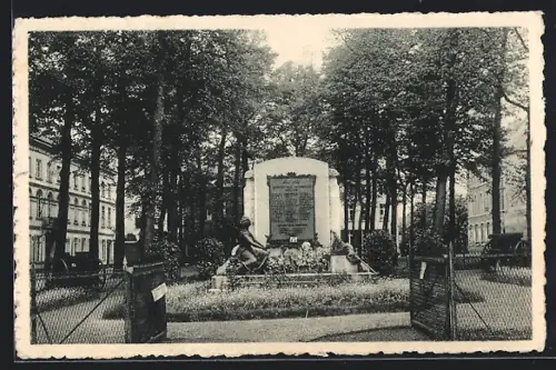 AK Diest, Monument aux Héros, Guerre 1914-1918