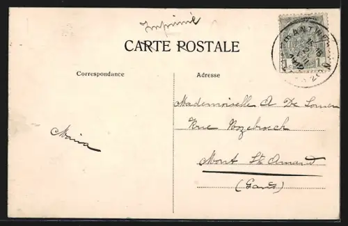 AK Anvers, Vue du Parc