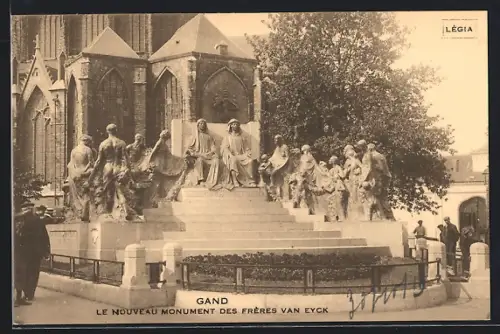 AK Gand, Le Nouveau Monument des Freres van Eyck