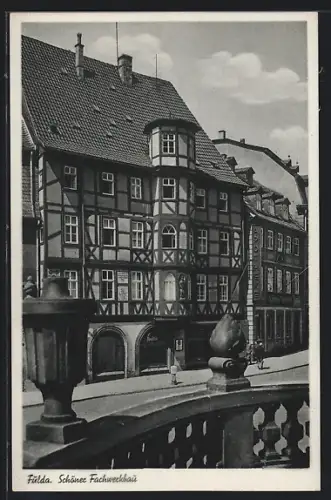 AK Fulda, Schönes Fachwerkhaus