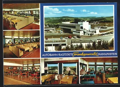AK Rudolphstein, Gasthof Autobahn-Raststätte Frankenwald, Inh. Albert Vogler