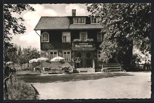 AK Grossholzleute bei Isny, Gasthaus Sonnenschein, Inh. Familie Lehenberger