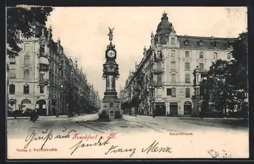 AK Frankfurt a. M., Kaiserstrasse