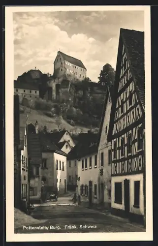 AK Pottenstein /Fränkische Schweiz, Burg