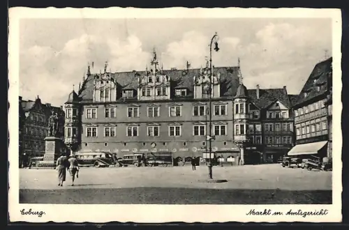 AK Coburg, Markt mit Amtsgericht