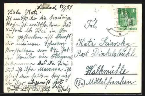 AK Rosenheim / Bayern, Teilansicht