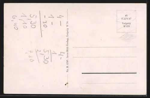 AK Köthen i. Anhalt, Teilansicht mit Kirche, Fliegeraufnahme