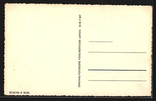 AK Kittelsthal /Thür., Teilansicht mit Hörselberg