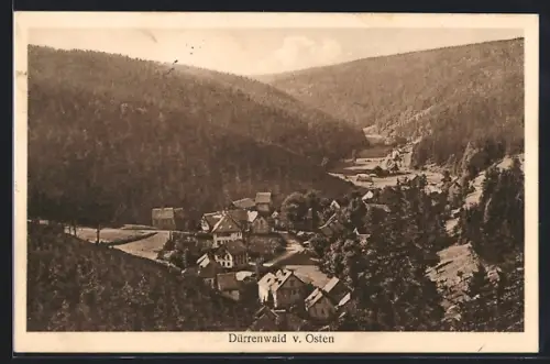 AK Dürrenwaid, Teilansicht von Osten