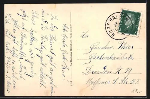 AK Dürrenwaid, Teilansicht von Osten